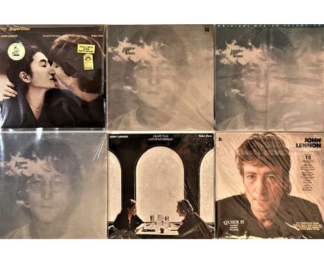 JOHN LENNON/YOKO ONO - LPs (WITH AUDIOPHILE PRESSINGS). Superb quality bundle of 6 x LPs from John/Yoko. Titles are Imagine (