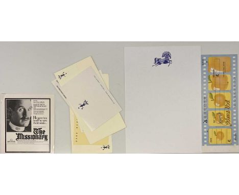 Collection of ephemera to include: unused Apple Films cheque in excellent condition, a collection of unused MPL / Dark Horse 