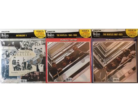 THE BEATLES - DEAGOSTINI PRESSING LP BUNDLE. Excellent 'new and sealed' bundle of 3 x limited edition (EU) LPs from the Deago