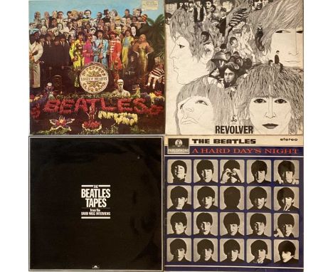 THE BEATLES - REISSUE/COMPILATION COLLECTABLE PRESSINGS. Smart bundle of 4 x collectable pressing LPs. Titles are Revolver (P