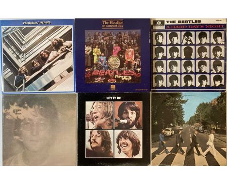 THE BEATLES &amp; RELATED - LP/7" COLLECTION. Cool mixed selection of 9 x LPs, 1 x CD box set and also 9 x 7". Titles include