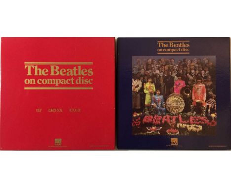 THE BEATLES - ON COMPACT DISC HMV CD SETS. Cool set of 2 x limited edition HMV CD box sets. Titles are Help/Rubber Soul/Revol