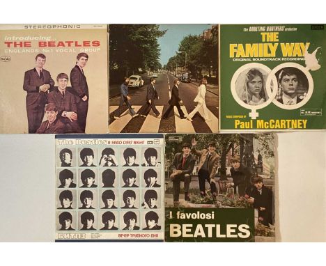 THE BEATLES &amp; RELATED - OVERSEAS PRESSING LPs. Fab selection of 5 x hard to find overseas pressing LPs. Titles are I Favo