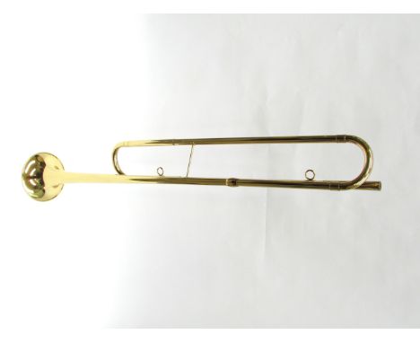 A Stagg student's trombone, soft cased