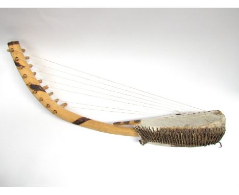 A seven string ethnic instrument