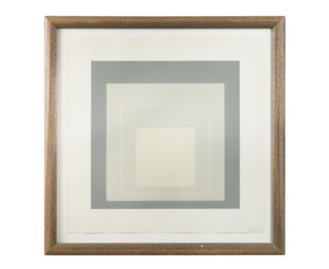 WLS XIV from White Line Squares (Series II), 1966 lithograph in colours, Initialled, dated, titled and numbered artist's proo