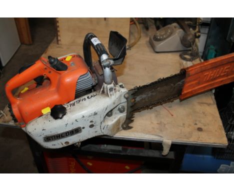 A STIHL PETROL CHAINSAW