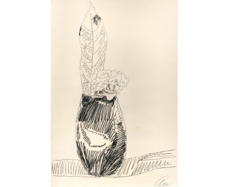 FLOWERS (BLACK AND WHITE) (FELDMAN/SCHELLMANN II.105)Screenprint, 1974, on wove paper, signed with initials recto, signed, nu