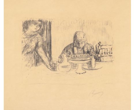 LA COUPE ET LE COMPOTIER (THE PITCHER AND THE FRUIT DISH) (ROGERS-MARX 80; BOUVET 93)Lithograph, 1925, on Japan paper, signed