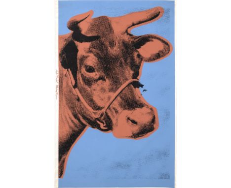 COW (FELDMAN/SCHELLMANN 11.11A)Color screenprint, 1971, on wallpaper, printed by Bill Miller's Wallpaper Studio, Inc., New Yo