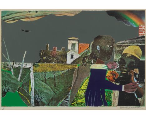 CAROLINA MEMORIES (TIDINGS) (GELBURD/ROSENBERG 18)Color screenprint, 1970-72, on Arches paper, signed and inscribed AP in pen