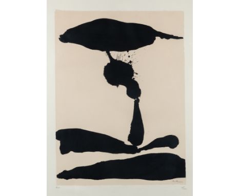 AFRICA 3 (ENGBERG/BANACH 71; BELKNAP 42)Screenprint printed in black and cream, 1970, on J.B. Green paper, signed with initia