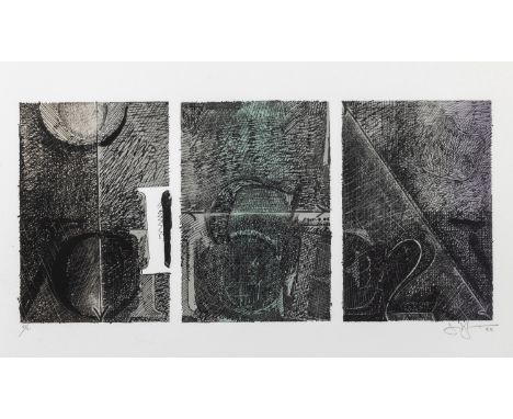 VOICE 2 (ULAE 232)Color lithograph, 1983, on BFK Rives paper, signed, dated and numbered 40/41 in pencil, printed and publish