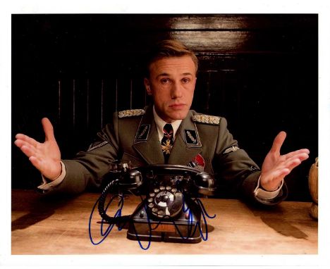 WALTZ CHRISTOPH: (1956- ) Austrian actor, Academy Award winner. Signed colour 10 x 8 photograph of Waltz in a half-length pos