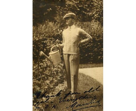 CHEVALIER MAURICE: (1888-1972) French actor, singer and entertainer, the recipeint of an Honorary Academy Award. Two vintage 