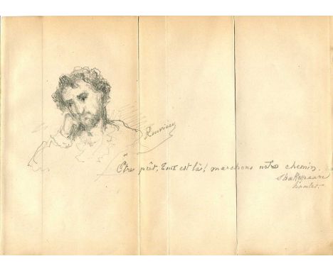 FAMOUS MEN &amp; WOMEN: A good selection of A.Ls.S. by a variety of famous French men and women, most associated with the art