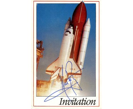 ARMSTRONG NEIL: (1930-2012) American astronaut, Commander of Apollo XI (1969), the first man to walk on the moon. A printed c