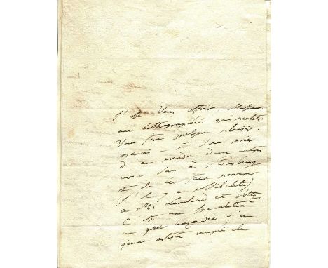 HUMBOLDT ALEXANDER VON: (1769-1859) German polymath, geographer, naturalist and explorer. A.L.S., Ht, an abbreviated form of 