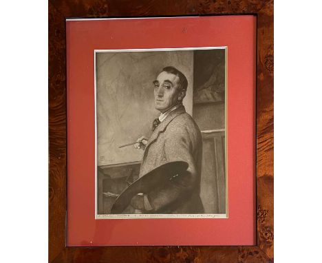 VAN RYSSELBERGHE THEO: (1862-1926) Belgian neo-impressionist painter. A good vintage signed and inscribed 8.5 x 11 photograph