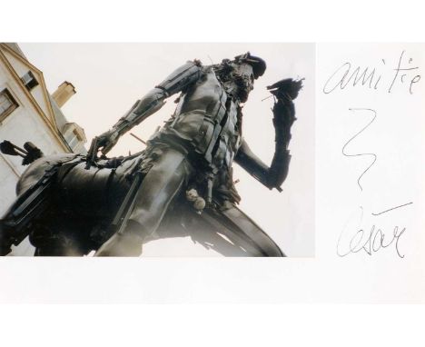 CESAR: (1921-1998) César Baldaccini. French Sculptor. A leading figure of the Nouveau Réalisme movement. He is the creator of