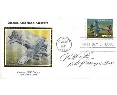 MEMPHIS BELLE: Robert Morgan (1918-2004) American Colonel, Command Pilot of the B-17 Flying Fortress Memphis Belle during Wor