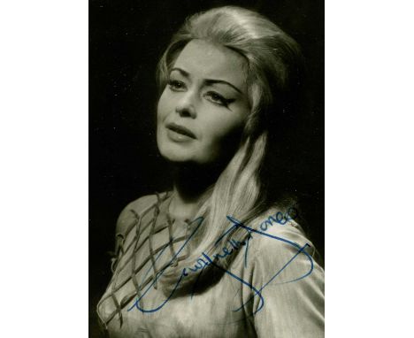 BAYREUTH FESTIVAL: Small selection of signed 4 x 6 postcard photographs by various opera singers comprising Hans Hotter, Grac