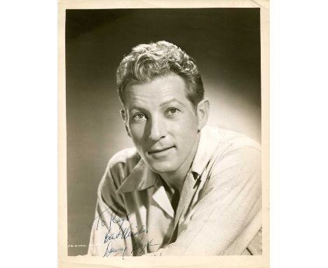 KAYE DANNY: (1911-1987) American actor, comedian and entertainer. Vintage signed and inscribed 8 x 10 photograph of Kaye in a