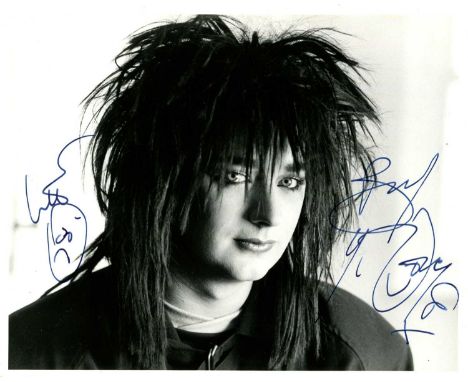 BOY GEORGE: (1961- ) English singer &amp; songwriter, lead singer of the pop band Culture Club. Signed 10 x 8 photograph of B