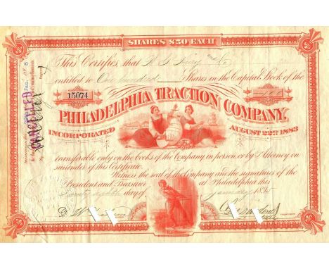 [RMS TITANIC]: WIDENER GEORGE (1861-1912) American businessman who died in the sinking of the RMS Titanic. D.S., Geo. D. Wide