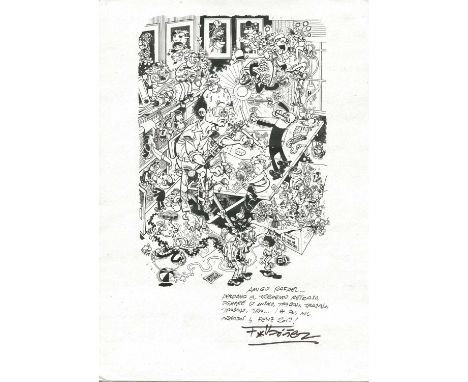 IBAÑEZ FRANCISCO: (1936-2023) Spanish comic book Artist and Writer. Ibañez was one of the most prolific and acclaimed comic a