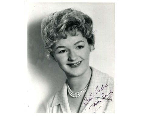 SIMS JOAN: (1930-2001) English actress, best remembered for her roles in twenty-four Carry On films between 1959-78, making h