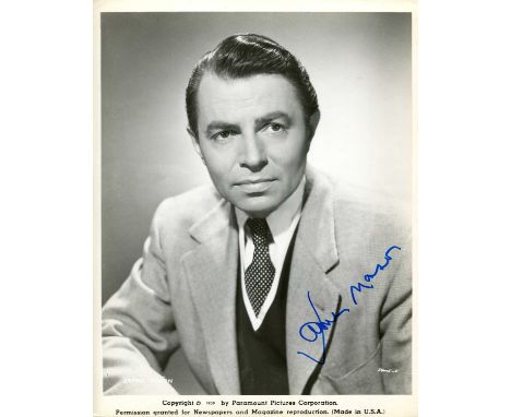 MASON JAMES: (1909-1984) English actor who portrayed Phillip Vandamm in Alfred Hitchcock's American spy thriller film North b