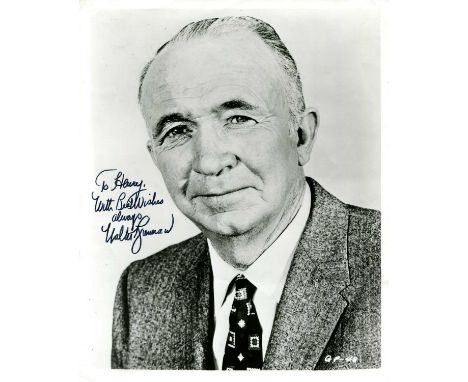 BRENNAN WALTER: (1894-1974) American actor, the first Academy Award winner for Best Supporting Actor. Signed and inscribed 8 