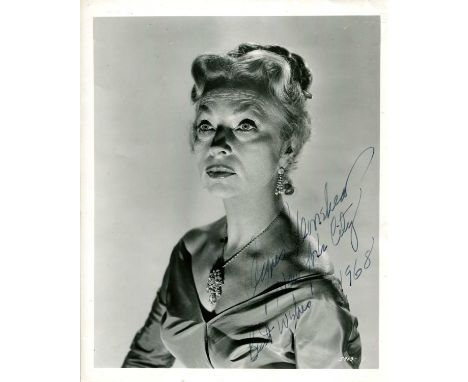 [BEWITCHED]: MOOREHEAD AGNES (1900-1974) American actress, remembered for her role as Endora, Samantha’s mother, in the Ameri
