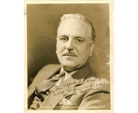 [THE WIZARD OF OZ]: MORGAN FRANK (1890-1949) American character actor, remembered for his role as the Wizard in The Wizard of