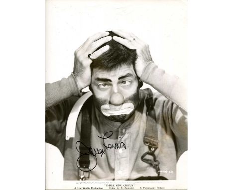 LEWIS JERRY: (1926-2017) American comedian, actor &amp; singer. Signed 7.5 x 10 photograph, the original vintage Paramount Pi