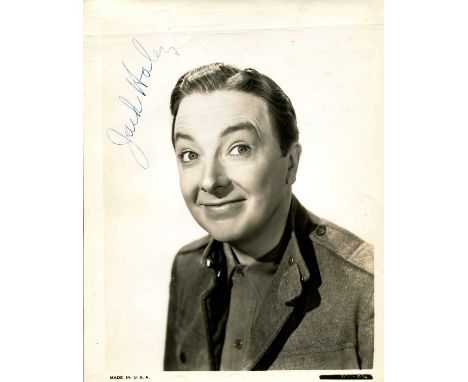 [THE WIZARD OF OZ]: HALEY JACK (1897-1979) American actor and entertainer, remembered for his role as the Tin Man in The Wiza
