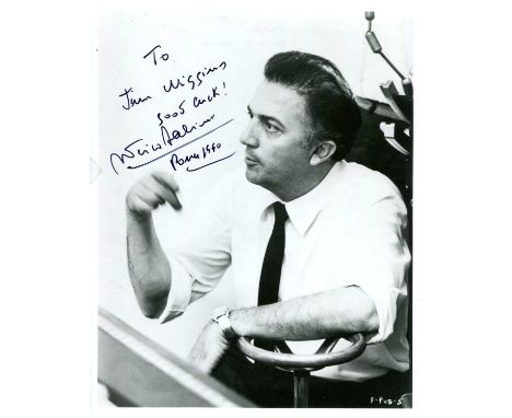8 ½ : Federico Fellini (1920-1993) Italian film director and Academy Award winner whose works include the critically acclaime