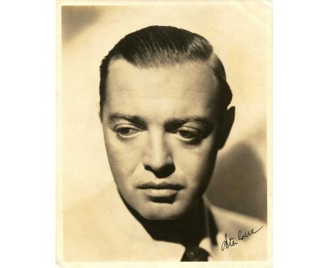 LORRE PETER: (1904-1964) Hungarian-American Actor who starred in Casablanca (1942). A fine vintage signed 8 x 10 photograph b