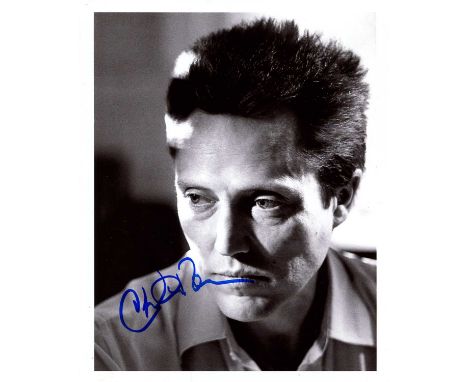 WALKEN CHRISTOPHER: (1943- ) American Actor, Academy Award winner. Signed 8 x 10 photograph by Walken, the image depicting hi