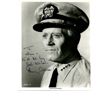 FONDA HENRY: (1905-1982) American actor, Academy Award winner. Signed and inscribed 8 x 10 photograph of Fonda in a head and 