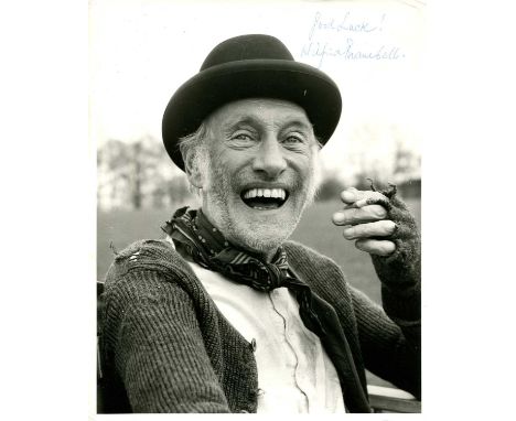 STEPTOE AND SON: Wilfrid Brambell (1912-1985) Irish actor, best remembered for his portrayal of Albert Steptoe in the BBC tel