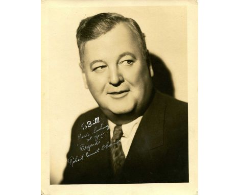 O'CONNOR ROBERT EMMETT: (1885-1962) American actor who often portrayed policemen and appeared in many films including The Pub