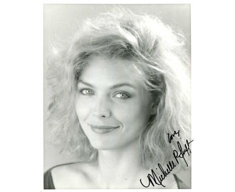 PFEIFFER MICHELLE &amp; RYAN MEG: Michelle Pfeiffer (1958- ) &amp; Meg Ryan (1961- )American Actresses. Two good signed 8 x 1