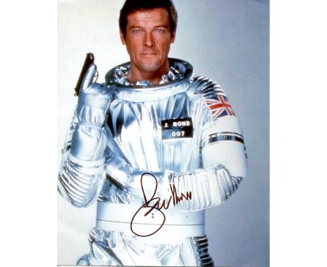 MOORE ROGER: (1927-2017) English actor, famous for his portrayal of the fictional British secret agent James Bond in seven fi