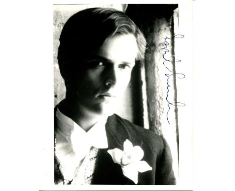 EVERETT RUPERT: (1959- ) English actor. Signed 8 x 10 photograph of Everett in a head and shoulders pose in costume as Guy Be