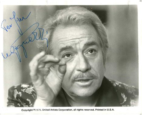 TOGNAZZI UGO (1922-1990) Italian Actor, Director and Screenwriter. A good signed and inscribed 10 x 8 photograph, the United 