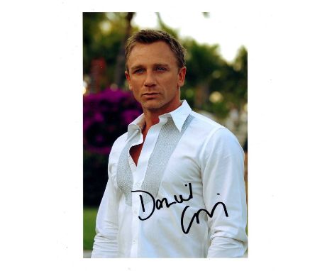 CRAIG DANIEL: (1968- ) British Actor, famous for his portrayal of the secret agent James Bond in five films from 2006-21. Sig