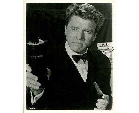 LANCASTER BURT: (1913-1994) American actor, Academy Award winner. A good vintage signed and inscribed 8 x 10 photograph of La