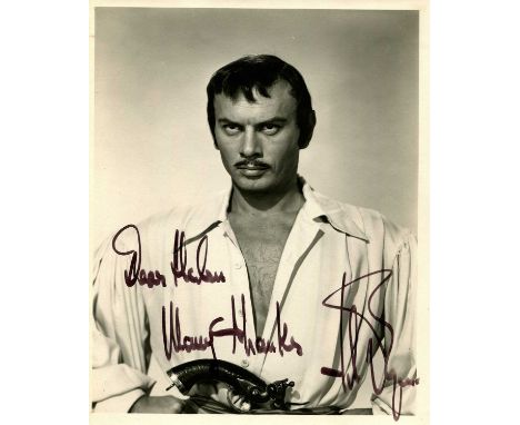 BRYNNER YUL: (1920-1985) Russian-born actor, Academy Award winner. A good vintage signed and inscribed 8 x 10 photograph of B